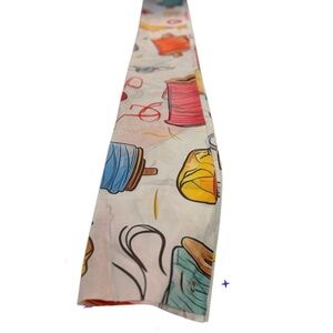 Sewing Themed Small Shower Curtain